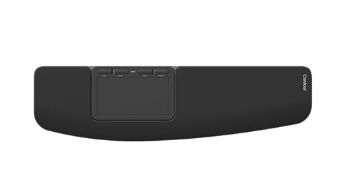 Contour Touch: Wireless Bluetooth Ergonomic Touchpad for Windows 10 & 11, Multi Touch & High...