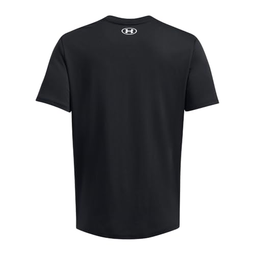 Under Armour Men's Project Rock Simple Branded T Shirt, 001 Black, XXL - image 4