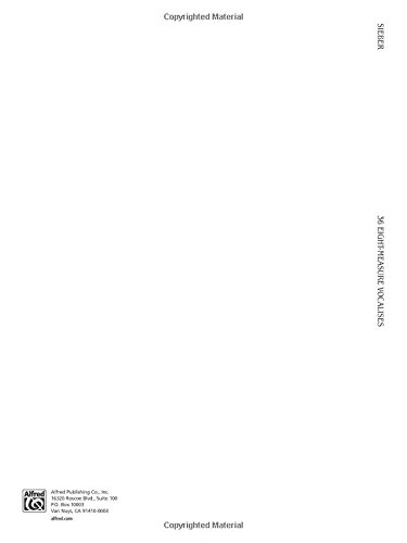 36 Eight-Measure Vocalises for Elementary Vocal Teaching, Opus 93, for Mezzo-Soprano - Image 2