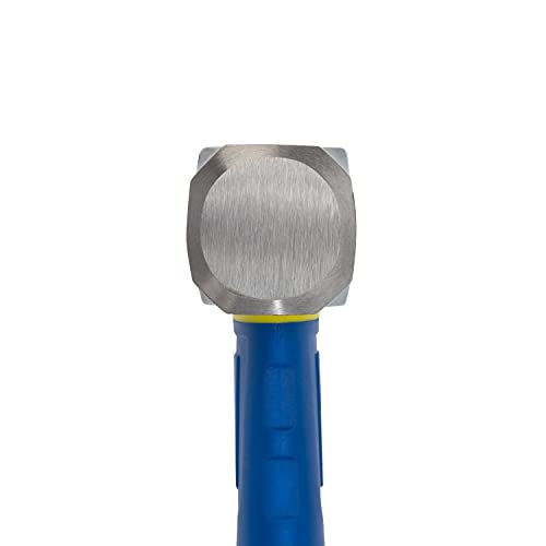 Estwing 4-Pound Soft Face Sledge Hammer for Automotive, Industrial, and Construction Use, 30-35 HRC, 16-Inch Fiberglass Handle with Overstrike Protection and Ergonomic Two-Handed Grip