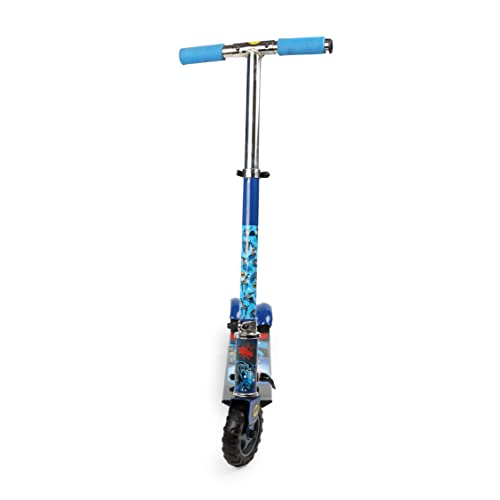 Image of Toyzone Batman Scooter Square-66071 | Kids Skate | Batman Skating Ride on | 3 Wheel Kids Scooter | Smart Kick Scooter | Adjustable Height and Rear Brake | Foldable Scooter | for Kids Age 6+ Years