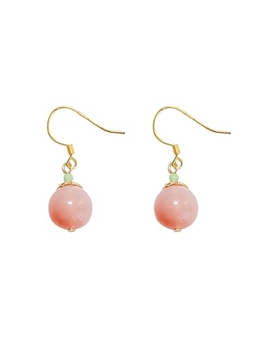 Boucles d'oreilles en agate pourpre bijoux pour dame en argent 925 tendance saison scolaire