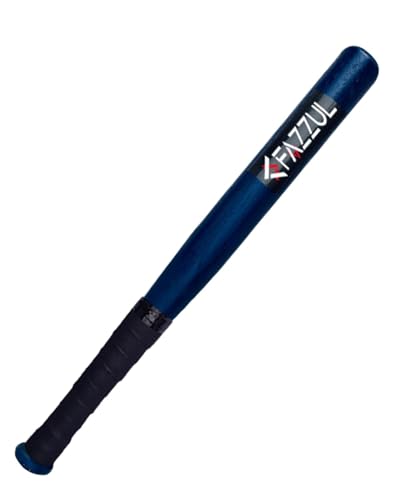 Image of Baseball Bat Natural Wood Baseball Bat with Strong Wood for Self-Defense (32 inch Long) (Royal-Blue)