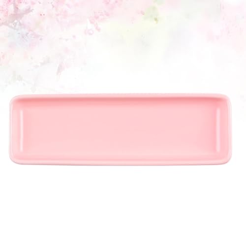 Plato Cerámico Rectangular Rosa para Sushi miniatura 6