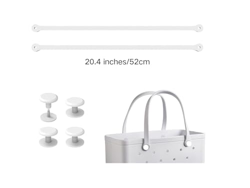 Image of Replacement Straps for S /M Rubber Beach Bag, Replacement Handles with 4 Snaps, EVA Bag Strap Replacement