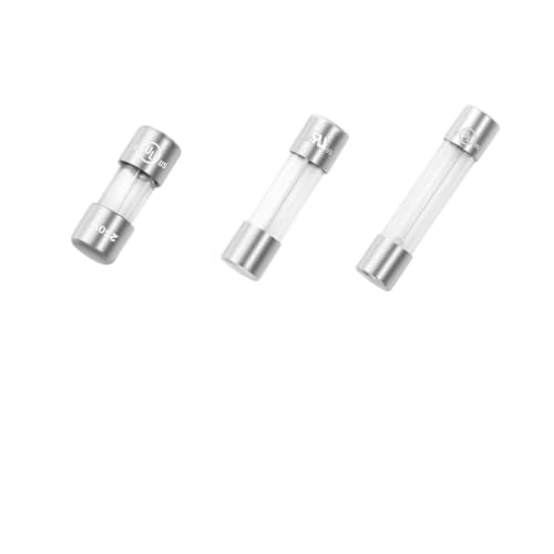 Kit de fusibles tubulares de vidrio rápido y lento: 3,6x10 mm, 5x20 mm, 6x30 mm, 0,5 A a 15 A, 125 V y 250 V