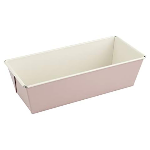 Dr. Oetker 4655 Kastenform 25 cm, Königskuchenform aus der Serie Modern Baking - Retro Design mit zweifarbiger, keramisch verstärkter Premium-Antihaftbeschichtung (Farbe: Rosa/Creme), Menge: 1 Stück Cover