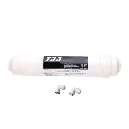 Filtre eau T33 anti-odeur et goût pour filtration robinet efficace