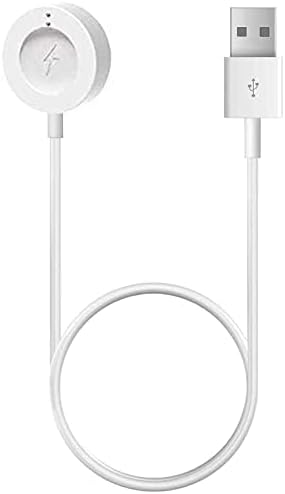 EXMRAT Charger for Fossil Gen 6/Gen 5/Gen 5E/Gen 4, Michael Kors Gen 6 5 5E 4 Smart Watch Magnetic Charging Cable 3.3ft / 100cm (White)