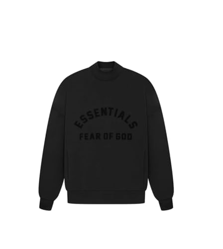 scorched earth ESSENTIALS SEASON 10 CREWNECK (US, Alpha, X-Large, Regular, Regular, JET-BLACK)