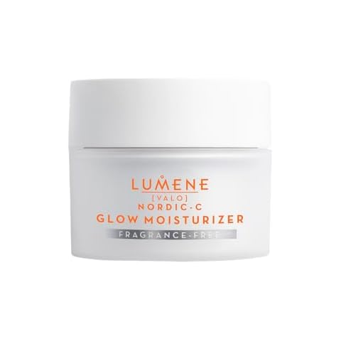 Lumene Nordic-C [Valo] Glow Moisturizer - Fragrance-Free Face Moisturizer for Dry Skin - Made with Hyaluronic Acid & Vitamin C for Visibly Brighter, Plumped Skin - 100% Vegan Skin Care (50 ml) Cover