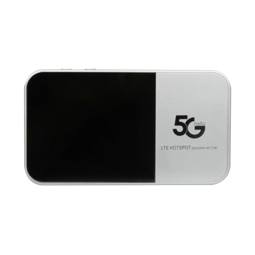 Qerwsdty Mini Enrutador de Banda Portátil Inalámbrico M2B 5G MiFi, Punto de Acceso Móvil Wi-Fi para Viajes, Módem 5G, Enrutador WiFi con Tarjeta SIM, WiFi6 de 5 GHz