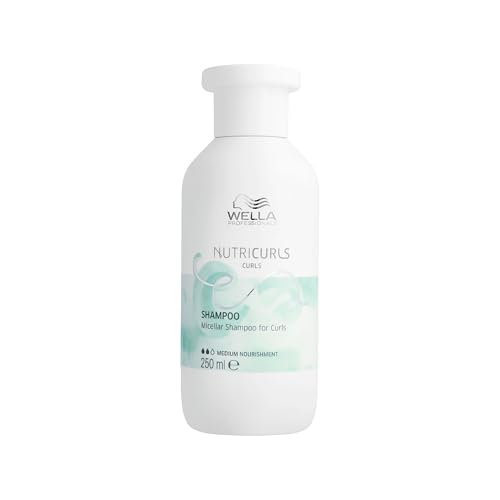 WELLA PROFESSIONALS NUTRICURLS Shampoo für Wellen – Pflegt & Definiert Wellen – Mit Nourish-In Complex – Sulfatfrei, 250 ml