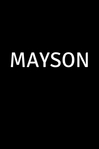 Mayson: Personalized Notebook - Simple Gift for... 1675046506 Book Cover