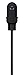 Shure DuraPlex Omnidirectional Lavalier Mic, LEMO Connector, Black (DL4B/O-LM3-A)