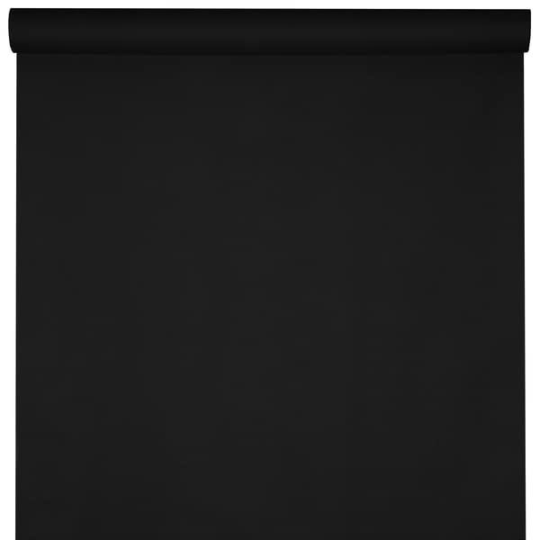 Santex mariage Nappe Rouleau Harmony intissé Opaque 10m, Noir