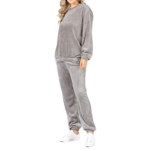 shaperx Women's Winter Full Sleeve Top and Jogger Pants Regular Fit Night Suit Cotton & Fleece and Pyjama Set Ladies Night Dress Free Size (26 Till 34) Pack of 1-picture-26