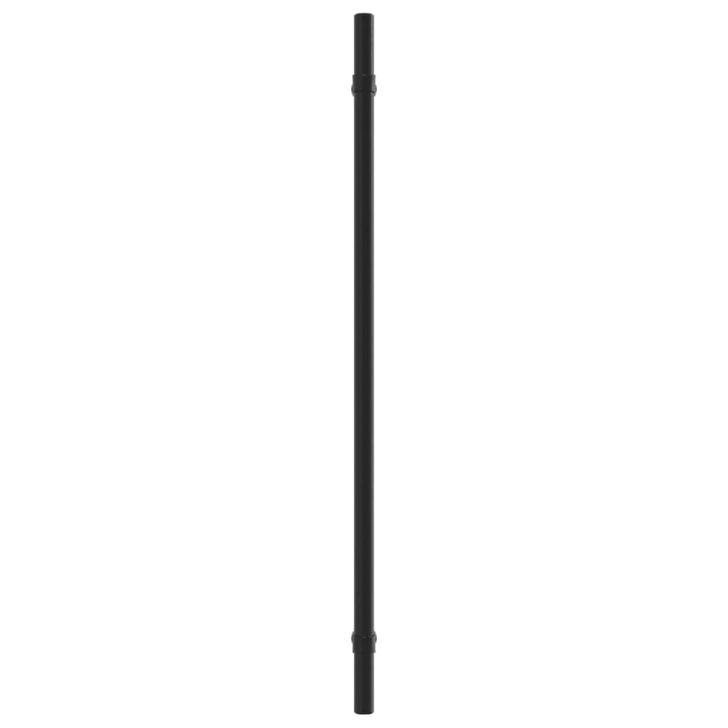 Möbelgriffe 10er Set schwarz 320 mm Edelstahl T Griff für Schrank Schublade Kommode Küche Bad Garderobe Vintage Stil Korpusbeschlag