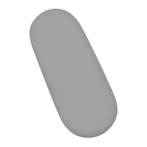 Spannbetttuch/Jersey, oval, 100 % Baumwolle, Grau Cover
