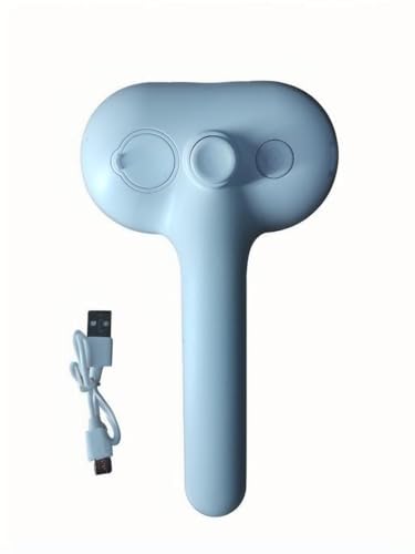 Cat Steam Brush, 2 Spray Nozzles for Shedding & Grooming, Self-Cleaning Cat Brushes for Indoor Cats & Dogs, Pet Hair Removal Tool with Release Button, Perfect for Long & Short Haired Pets (White)