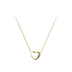 1cm Heart-Gold Plated