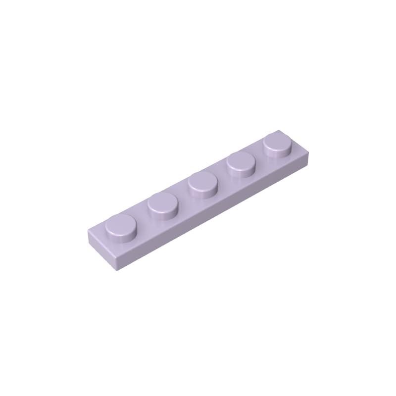 GDS-90026 78329 Foundation Plate 1x5 Base Plate, pink purple, 50 PCS โ image 1
