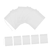 Gatuida 100 Stück Gewürzbeutel Musselin Baumwolle mit Kordelzug Wiederverwendbare Teebeutel zum Kochen Filterbeutel für Tee Kaffee und Suppen Küchenausstattung