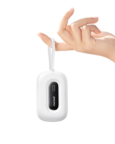Charmast Power Bank Fast Charging with Built in Cable(removable), 10000mAh 20W Quick Charge Mini Portable Charger USB C Battery Pack Small Travel Essentials compatible with iPhone Samsung and More Charmast Power Bank Fast Charging with Built in Cable(removable), 10000mAh 20W Quick Charge Mini Portable Charger USB C Battery Pack Small Travel Essentials compatible with iPhone Samsung and More