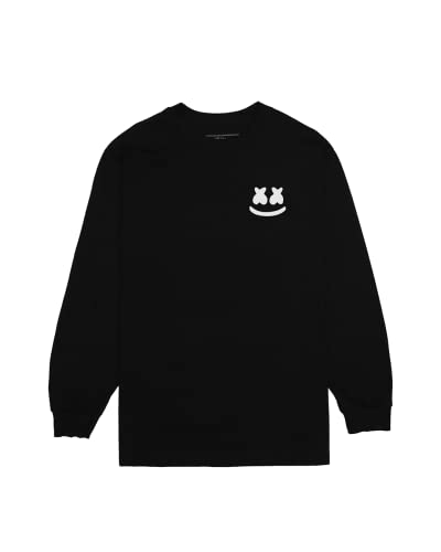 Marshmello - Smile Crest Long Sleeve Shirt - Unisex, Adult, 100% Preshrunk Cotton