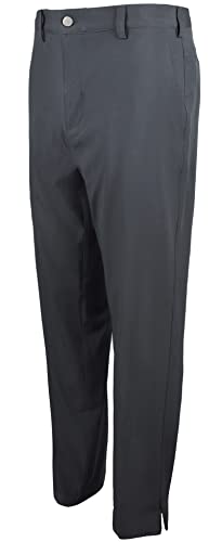 Snake Eyes Golf Performance Stretch Zip Leg Pants Charcoal 34/30