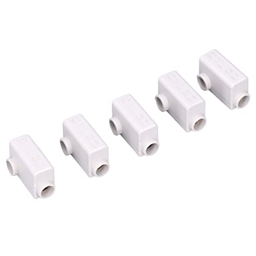 Conectores de cable T de ABS con terminales de tornillo de 1000V y 80A para instalaciones 5