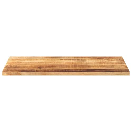 Tablero de mesa de madera maciza de mango rectangular de 100x70x3,8 cm 6