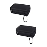 SEWOART 2 Piezas Bolsa De Almacenamiento del Cargador Bolsa Electronica Bolsa Aire Libre Bolsa para Patinete Electrico Bolsa De Accesorios para Bicicletas Poliéster Black