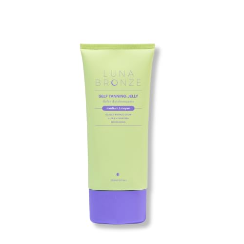 Luna Bronze Self Tanning Jelly, Purple Gel Tanner, Quick Dry, 5.1 fl oz