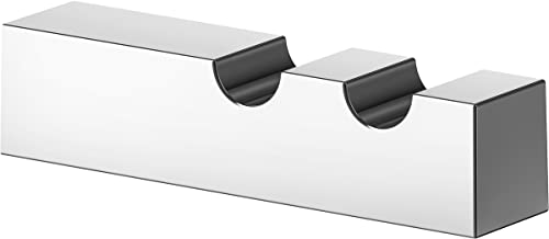 Keuco Handtuch-Haken aus Metall, Hochglanz-verchromt, für Badezimmer und Gäste-Toilette, moderner Wand-Haken für Handtücher und Bademäntel, Edition 90 Square