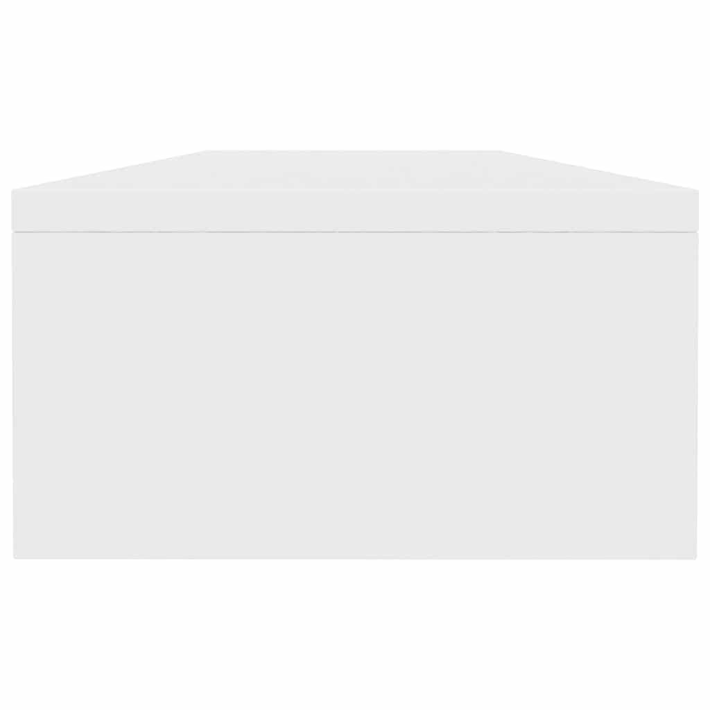 Soporte para monitor (madera, 100 x 24 x 13 cm), color blanco