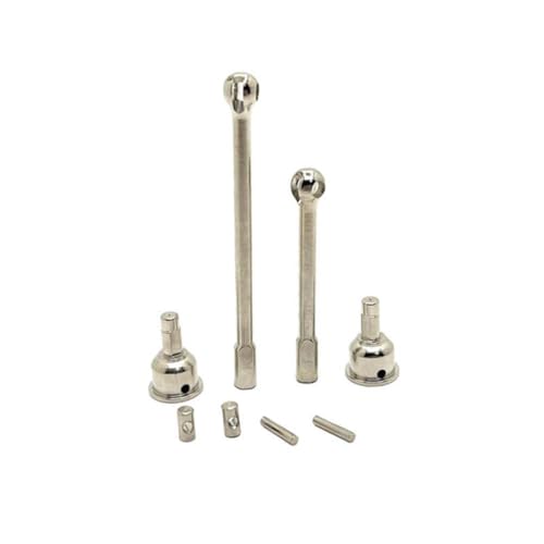Upgrade Parts Metal Front Rear Axle Drive Shaft Output Shaft Compatible With 112 Scale Off Road Vehicles(front)