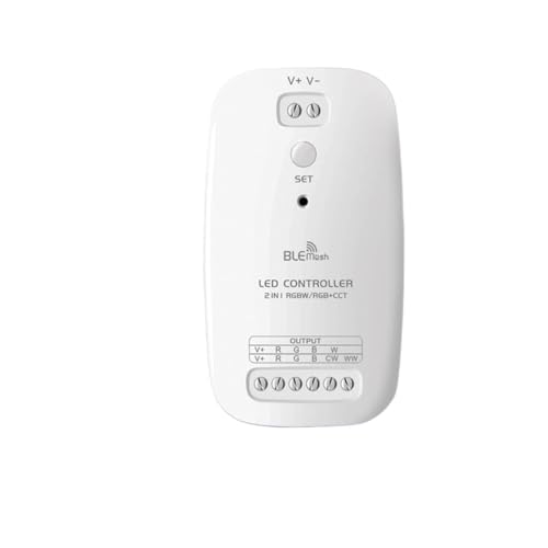 Contrôleur LED RGBW et RGB CCT DC9-24V pour ruban lumineux 2-en-1