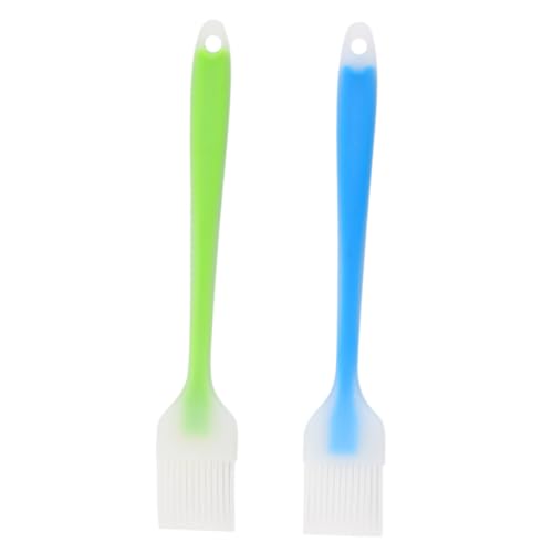 Toddmomy 2pcs Silicone Pastry Brush Oil Brush Tool for Grilling Baking Bbq for Sauces Marinades and Butter for Home Cooking Outdoor Gatherings