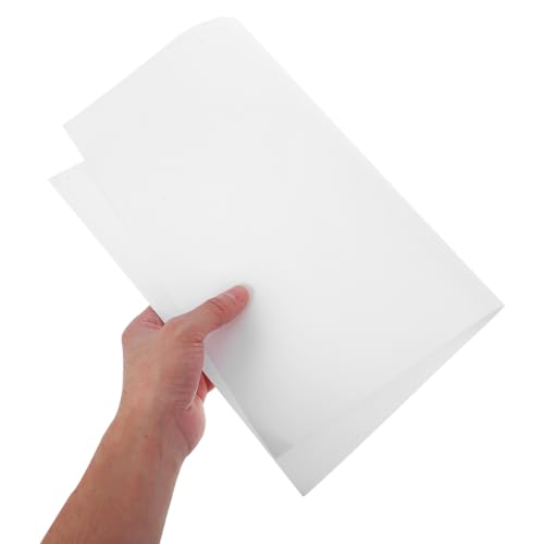 STOBOK 20 Stück Braille Papier, Weißes Braille Papier Für Blinde Leere Schreibblätter Für Schulbedarf Und Handschrift Schreibpapier Für Schüler, 42X30 Cm