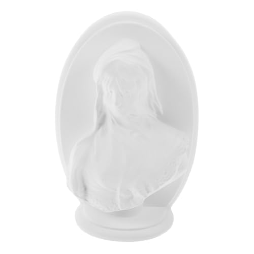 TOPPERFUN Büstenstatue Eines Aus Kunstharz Gartenskulptur Heimskulptur Büstenstatue Eines Für Garten Gartendekoration Mädchendekor Mädchenskulptur Süßes Mädchenmodell Mädchenstatue