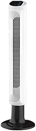 yoo Air Conditioners Tower Fan Quiet Oscillating Cooling Fan 7.5 Hour Timer 3 Speed Settings Manual Or Remote Controlled Stand Up Floor Portable Fans for Bedroom and Home Office Use 37.4 Inch White