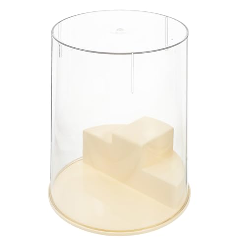 Toddmomy Vitrina De Exhibición Transparente para Muñecas Acción Coleccionables Caja De Presentación con Base para Decoración y Protección De Estatuas