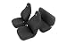 Rough Country 91000 Neoprene Seat Covers Black Compatible w/ 1997-2002 Jeep Wrangler TJ (Set) Custom Fit Water Resistant