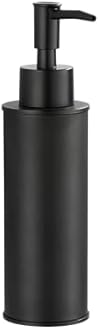 BGL Round Black Standing Soap Dispenser, Shampoo Dispenser for Bathroom and Kitchen
