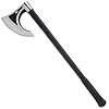 M48 Viking Axe & Sheath | Bearded Blade | 3Cr13 Cast Stainless Steel Axe Head | Modern Tactical Design | TPU Sheath | Deeply Ridged Handle