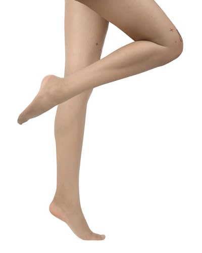 Image of Benefeet Sox Womens Sheer Tights Sexy High Waist Pantyhose Patterned Transparent Nylon Silk Thin Stockings