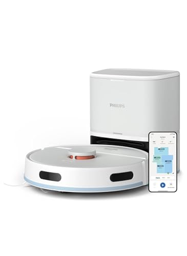 Aspirateur Robot Laveur Philips XU2100/25 – 6000 Pa, Station Auto-Vidange - vue 4