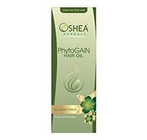 Oshea Herbals Phytogain Natural Hair Growth Oil Enriched with Bhrinjaraj | Promotes Strong Hair Growth | Paraben & Silicone Free - 110ml