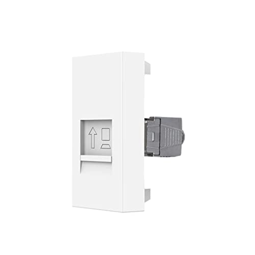 Presa a scomparsa in plastica, serbatoio a scomparsa opzionale con inserti Livolo da montare (Cat6)